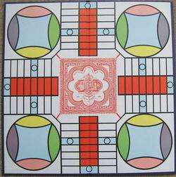 Vintage PARCHEESI BOARD GAME 1964 by SELCHOW RIGHTER Solid WOOD Game 