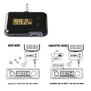  Universal 3.5mm Stereo FM Handsfree Transmitter (Talk 