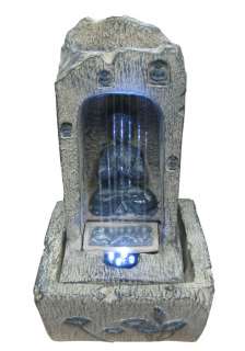 Buddha Inside Rock with LED Light   Indoor Water Fountain