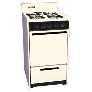  Summit SNM1107C 20 Freestanding Gas Range in Bisque with 
