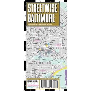 Streetwise Baltimore Map   Laminated City Center Street Map of 