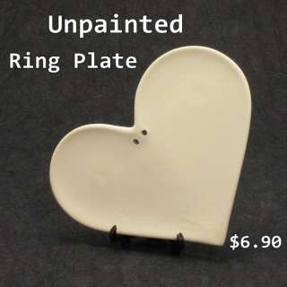 Unpainted Wedding Ring Plate