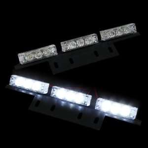  18 Bright White LED Law Enforcement Flash Strobe Lights 