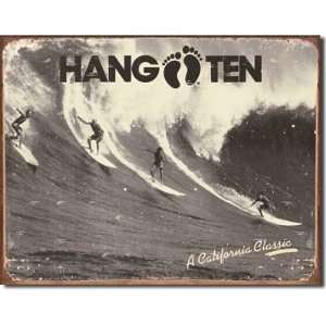  Hang Ten Surfing California Classic Distressed Retro 