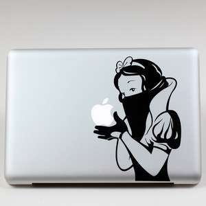 Snow White MacBook Air/Pro Stickers laptop Vinyl Decal Humor Humor Art 