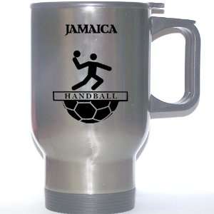  Jamaican Team Handball Stainless Steel Mug   Jamaica 