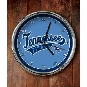   Company NFL TTI 823 Tennessee Titans Chrome Clock