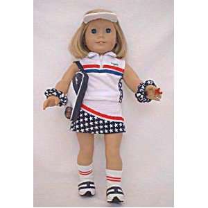  Go Team USA Tennis Sports US Open Complete Uniform Outfit 