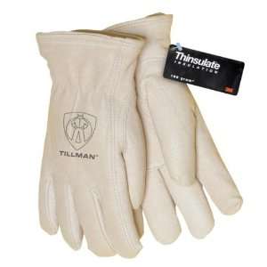   Grain Pigskin Thinsulate Lined Winter Gloves Medium