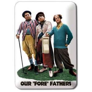  (4x5) Three Stooges Golfing Fore Fathers Light Switch 