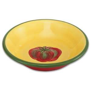  Tomatoes   Handpainted Tomato 10 Round Bowl Kitchen 