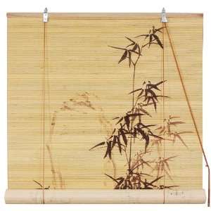  Bamboo Tree Art Matchstick Window Blinds   24 Wide