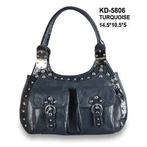   Women Handbag New Fashion Design Tote Bag 5806 Turquoise Toys & Games