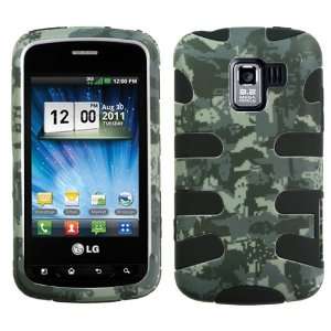  (Optimus Slider) Lizzo Digital Camo Green Black Fishbone Cell Phone 