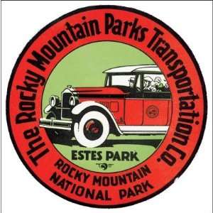  Rocky Mountain Parks Transportation Company Sticker 