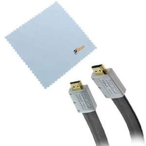 Pearl) HDMI With Ethernet Cable + Cleaning Microfiber Cloth For VIZIO 
