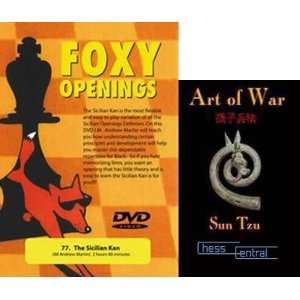 Foxy Chess Openings Sicilian Kann DVD & ChessCentrals Art of War E 