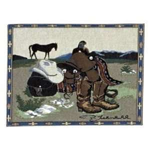  TAPESTRY PLACEMATS SIMPLY HOME COWBOY GEAR