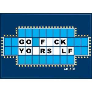  David & Goliath Wheel of Fortune Board Magnet 26870DG 