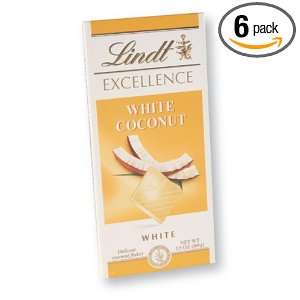 Lindt Master Chocolatier Excellence White Coconut, 3.5 Ounce (Pack of 