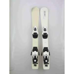  New ECO Off White Kids Shape Snow Ski with Salomon T5 Binding 