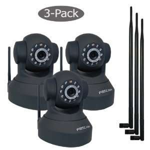  Foscam Pan & Tilt Wireless IP Camera with 9bdi antennas 