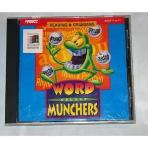    Windows 95 Reading & Grammar Word Munchers Deluxe Video Games